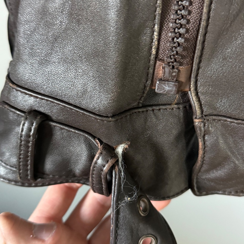 Vintage Hein Gericke Harley-Davidson Leather Biker Jacket 42 - Picture 6 of 12